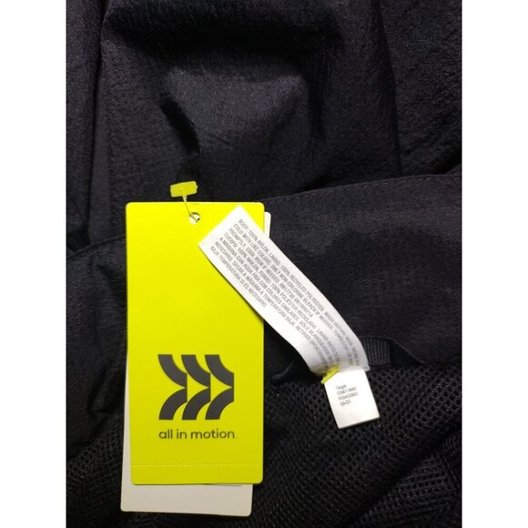 All In Motion Black Windbreaker Jacket Size S for Kids, NWT . - Picture 4 of 8